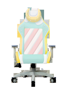 Child Ergonomic Adjustable Gaming Swivel Chair With Five Pointed Base