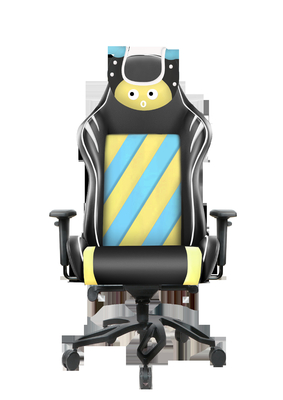 Child Ergonomic Racing Computer Chair Black Cream Butterfly Adjustable Seat