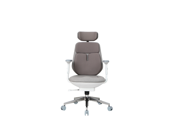 Adaptive Spring Adjustment Ergonomic PC Chair Gray Double Airbag