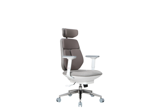 Adaptive Spring Adjustment Ergonomic PC Chair Gray Double Airbag