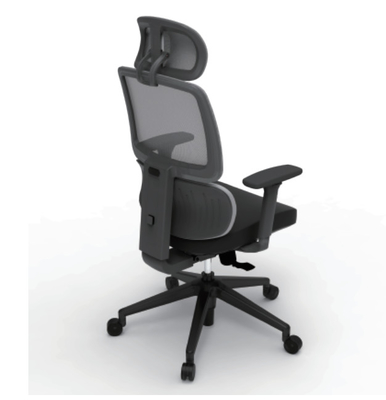 350 Aluminum Base Executive Ergo Mesh Chairs With Headrest ODM