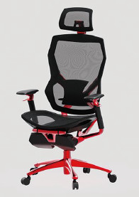 Black Ergonomic Office Chair PA GF Desk Chair With Lumbar Support