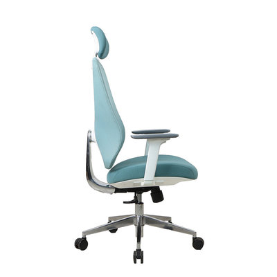 Blue ergo task office chair Nylon Ergo Executive Mesh Chair