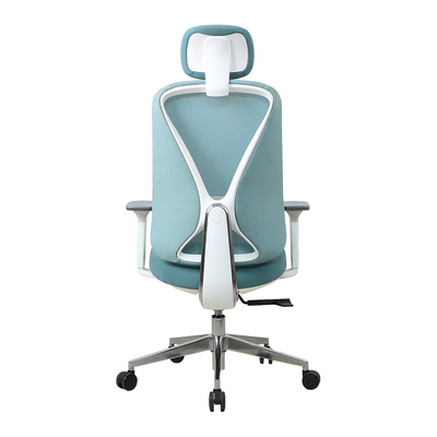 Blue ergo task office chair Nylon Ergo Executive Mesh Chair