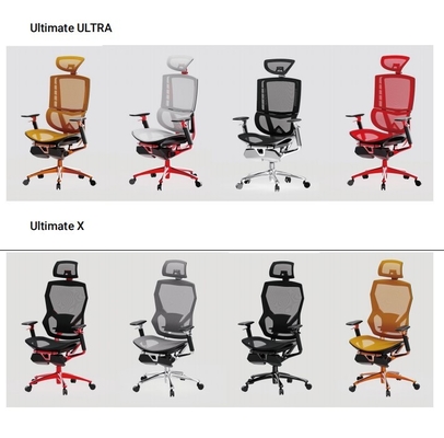 Polyester Mesh Computer Adjustable Rolling Desk Chair PU Armrest