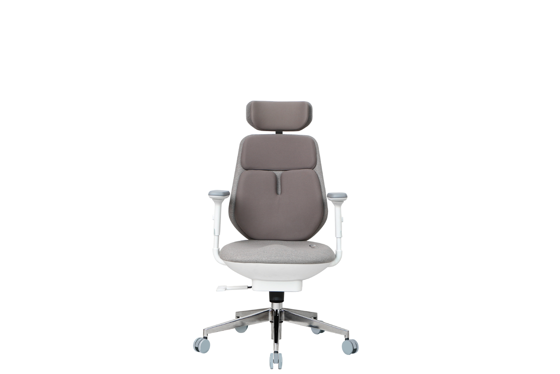 Adaptive Spring Adjustment Ergonomic PC Chair Gray Double Airbag