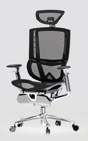 PA GF Office Ergonomic Gaming Chair With Adjustable Footrest